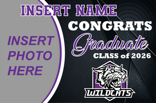 Senior Yard Sign (with photo)